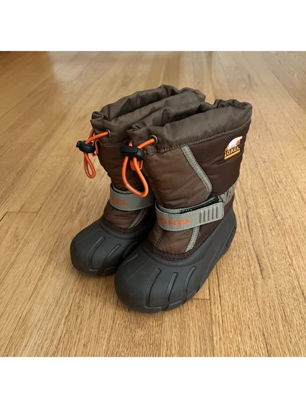 Sorel Flurry Brown Waterproof Winter Boots Toddler/Kid's Size 10